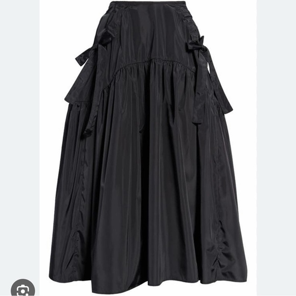Cecilie Bahnsen Dresses & Skirts - Cecilie Bahnsen Justice Bow Detail Recycled Polyester Midi Skirt